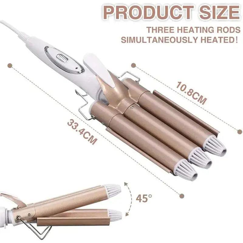 Electric Triple Barrel Curling Iron - K&L Trending Products