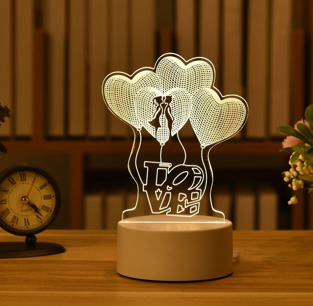 Acrylic Led Night Light - K&L Trending Products