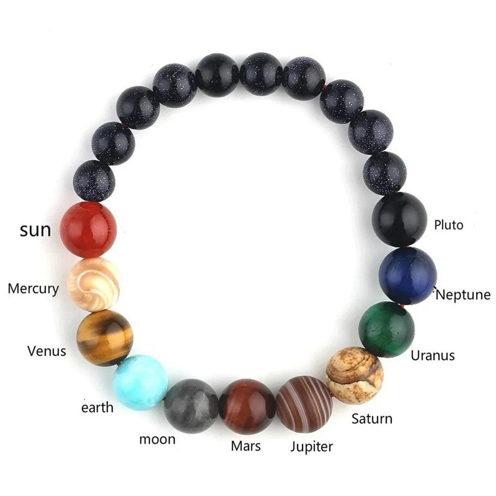 Eight Planets Natural Stone Bracelet - K&L Trending Products