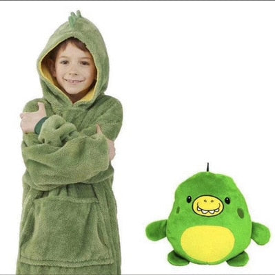 Kids Pets Blanket Hoodie Soft Plush - K&L Trending Products