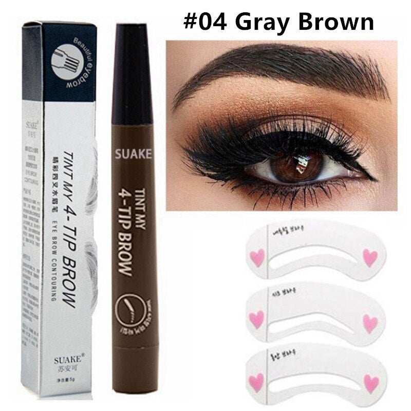 3D 5 Color Waterproof Natural Eyebrow Pencil - K&L Trending Products