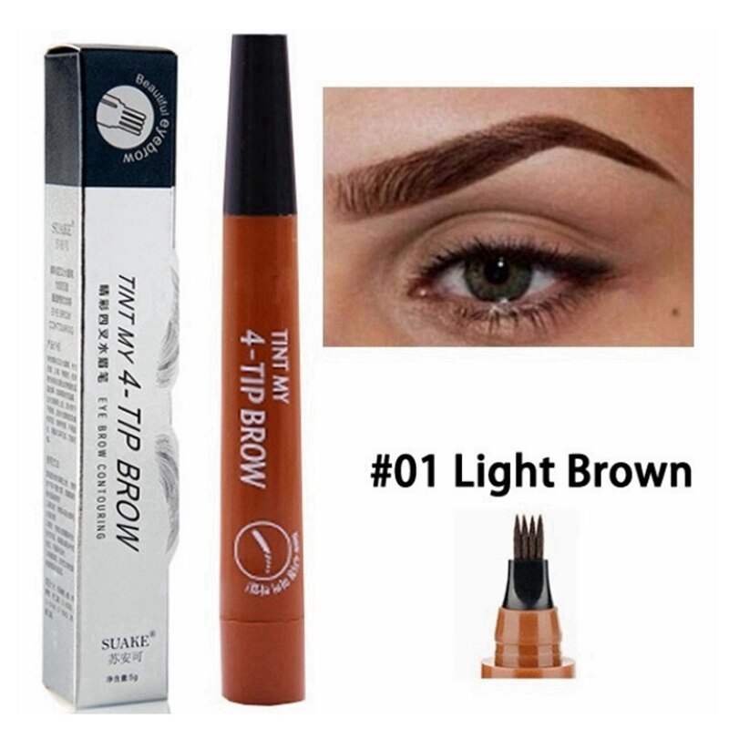 3D 5 Color Waterproof Natural Eyebrow Pencil - K&L Trending Products