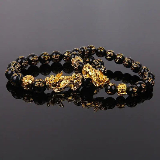 Feng Shui Wealth Bracelet: Black Beads - K&L Trending Products