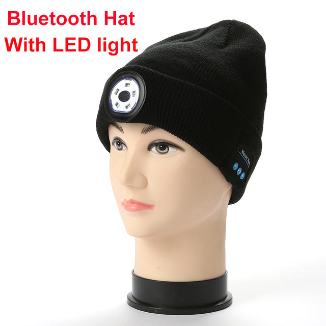 LED Hat With Stereo Headset - K&L Trending Products