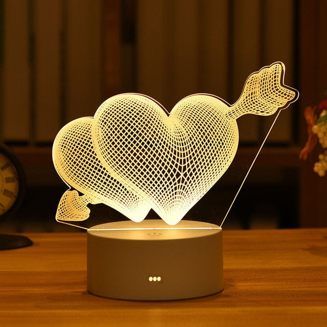 Acrylic Led Night Light - K&L Trending Products