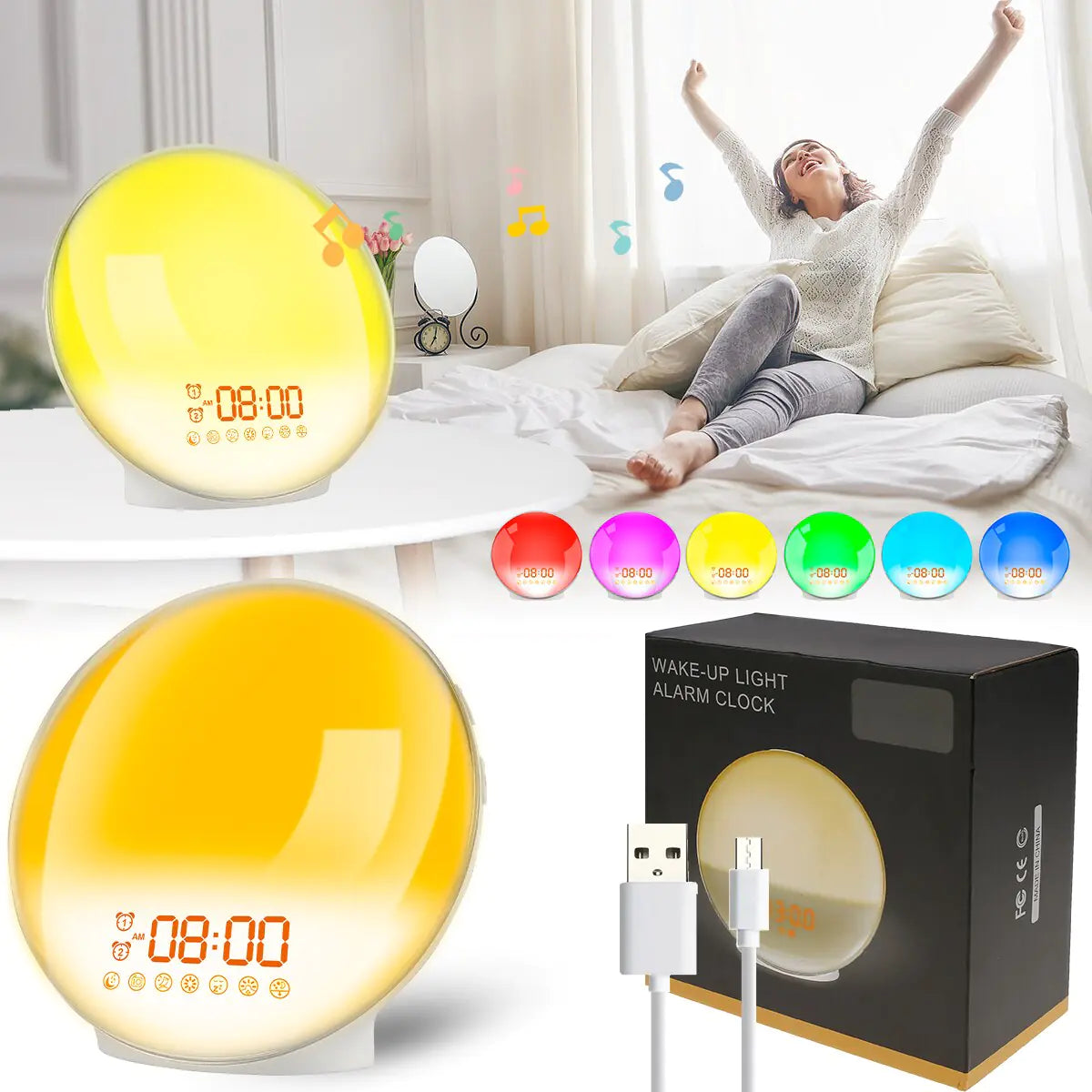 Wake Up Light Alarm Clock - K&L Trending Products