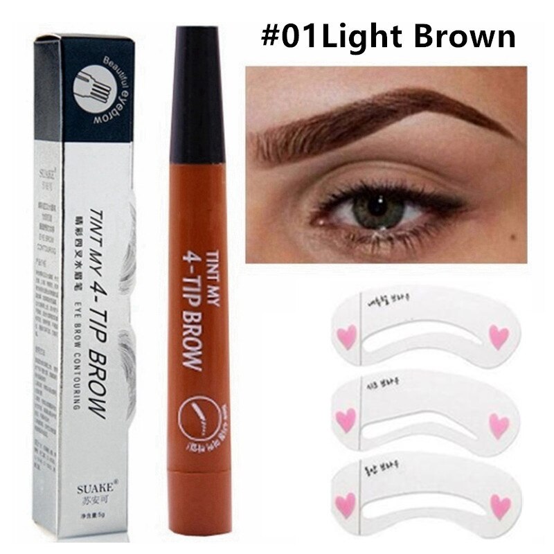 3D 5 Color Waterproof Natural Eyebrow Pencil - K&L Trending Products