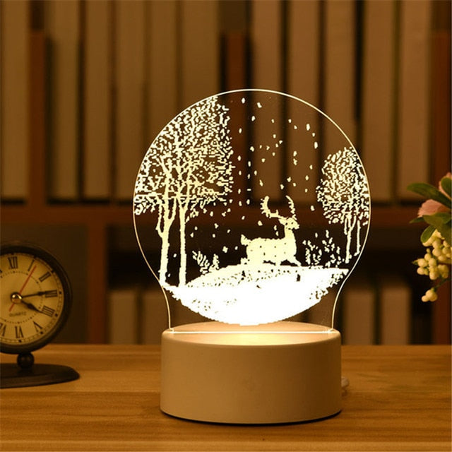 Acrylic Led Night Light - K&L Trending Products