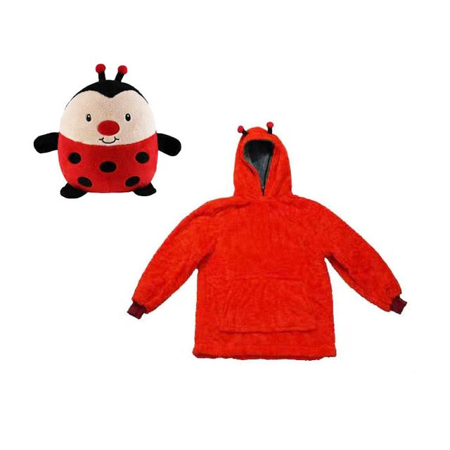 Kids Pets Blanket Hoodie Soft Plush - K&L Trending Products