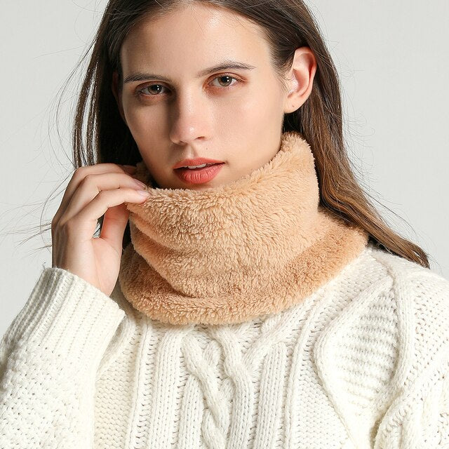 Solid Thick Plush Ring Scarf - K&L Trending Products