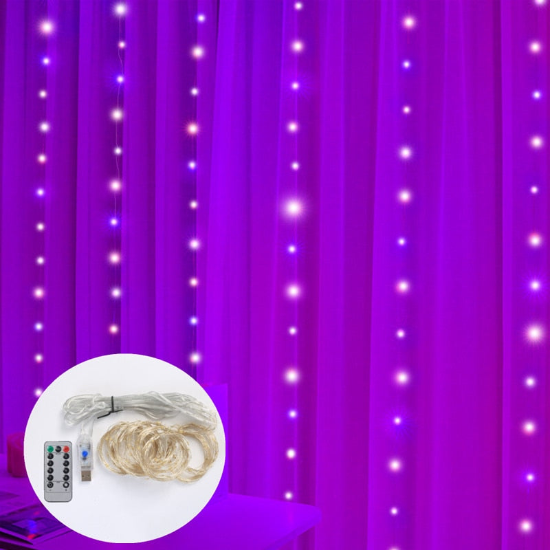 LED Curtain Garland Lights - K&L Trending Products