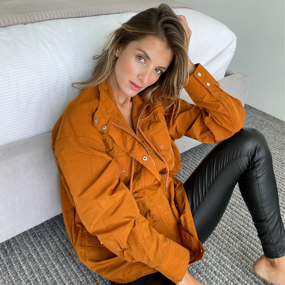 Orange Lightweight Jacket - K&L Trending Products