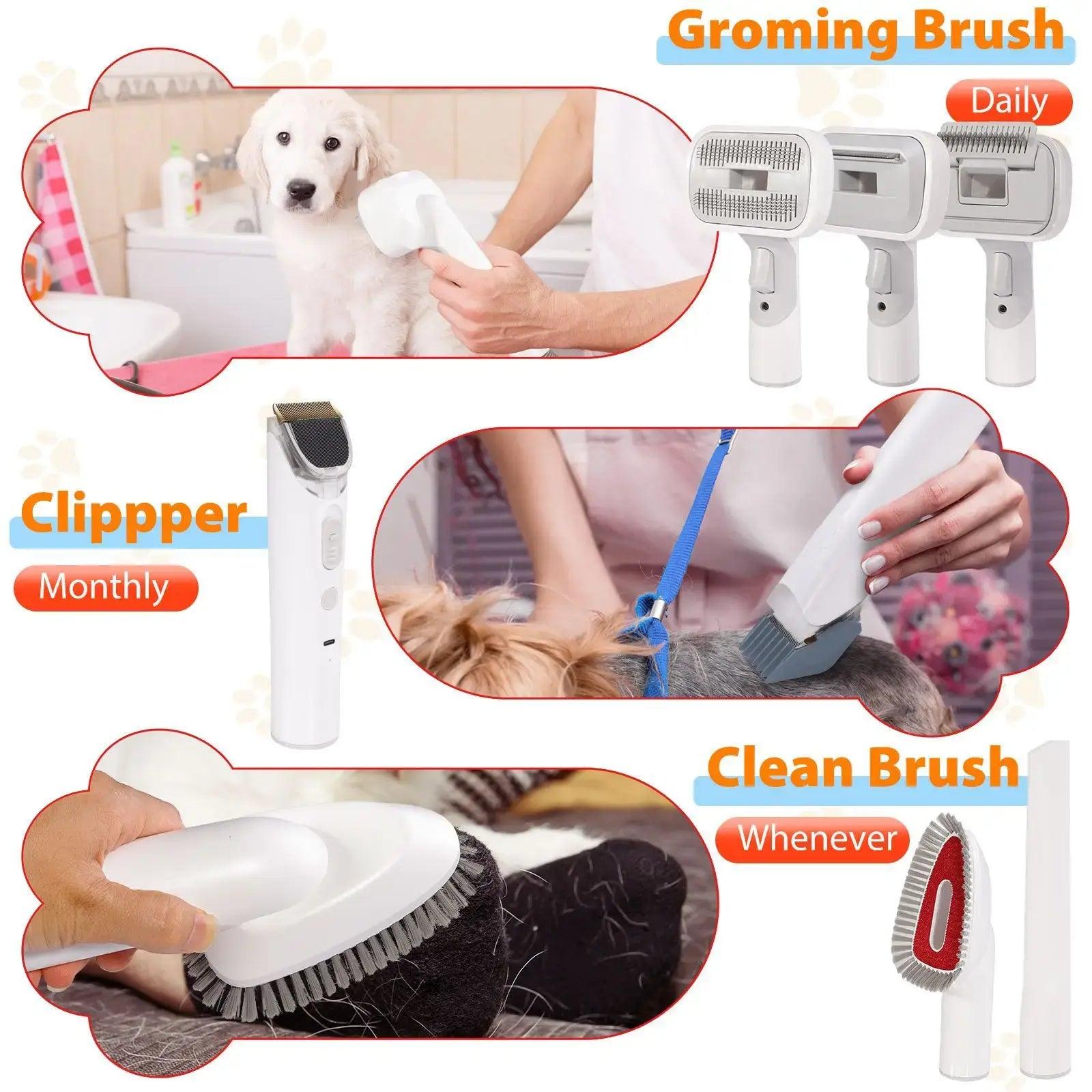 Dog Vacuum Grooming Kit - K&L Trending Products