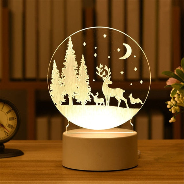 Acrylic Led Night Light - K&L Trending Products