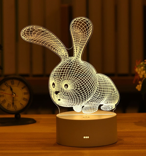 Acrylic Led Night Light - K&L Trending Products