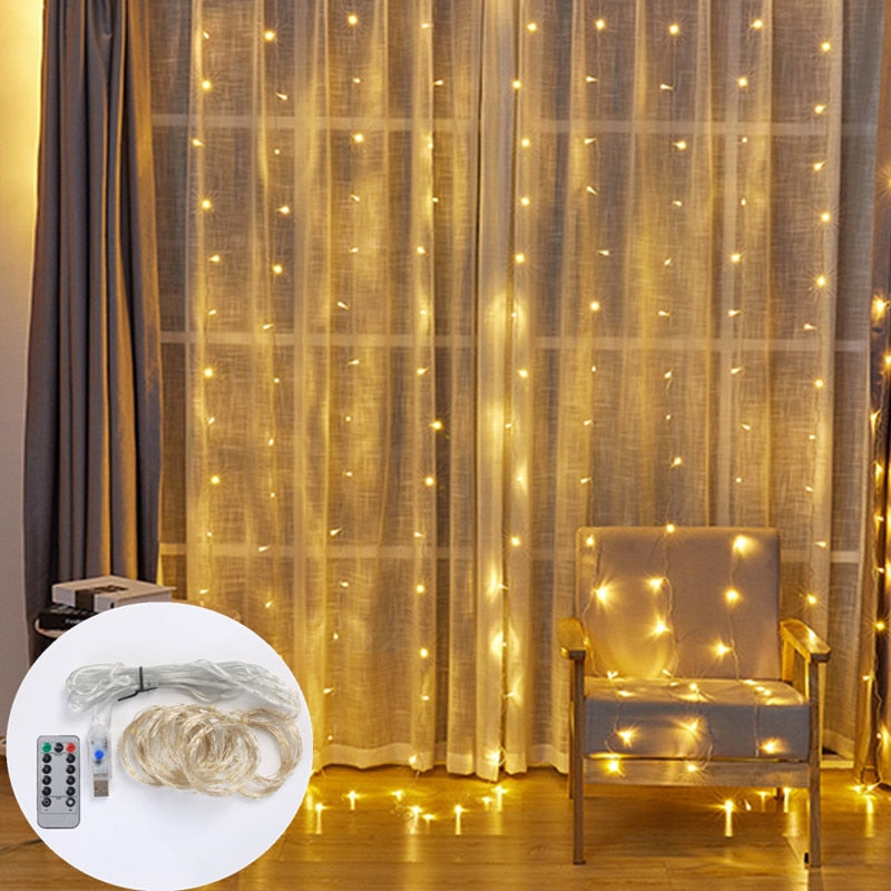 LED Curtain Garland Lights - K&L Trending Products