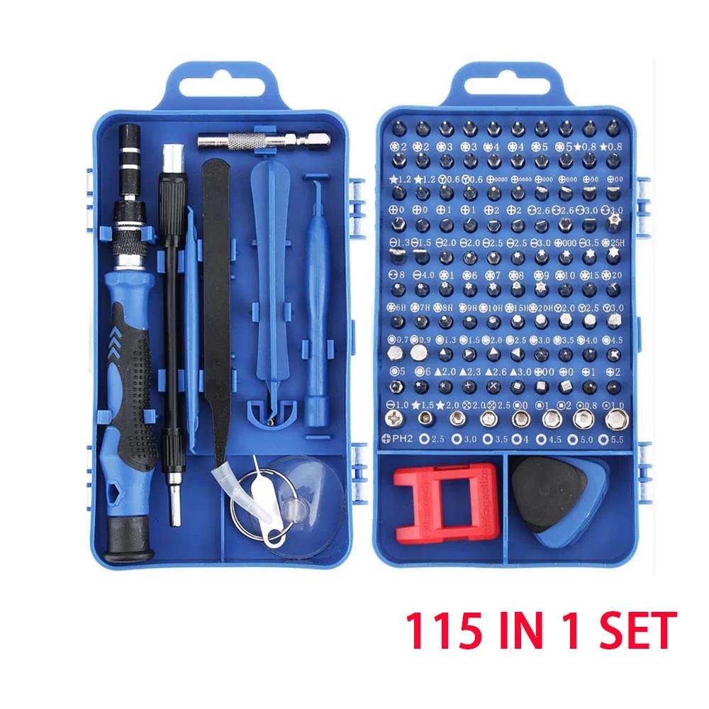 115-in-1 Precision Screwdriver Set for Mobile Phone and Watch Repair - K&L Trending Products