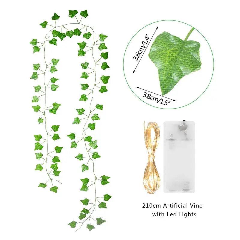 Green Leaf String Lights - K&L Trending Products