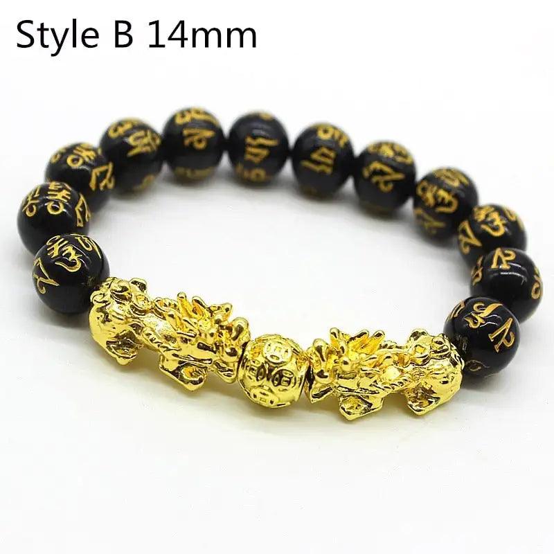 Feng Shui Wealth Bracelet: Black Beads - K&L Trending Products