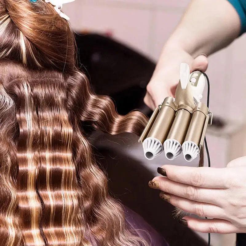 Electric Triple Barrel Curling Iron - K&L Trending Products