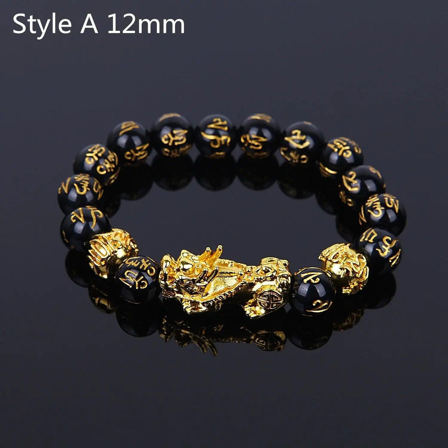 Feng Shui Wealth Bracelet: Black Beads - K&L Trending Products