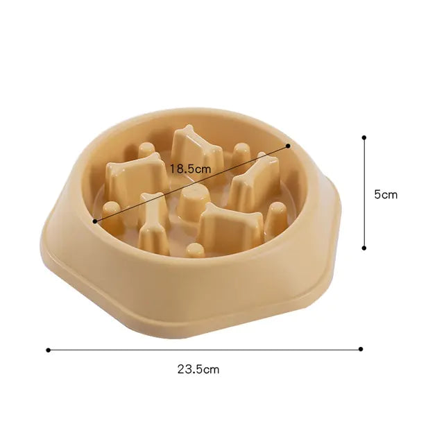 Slow Feeder Bone Design Pet Bowl - K&L Trending Products