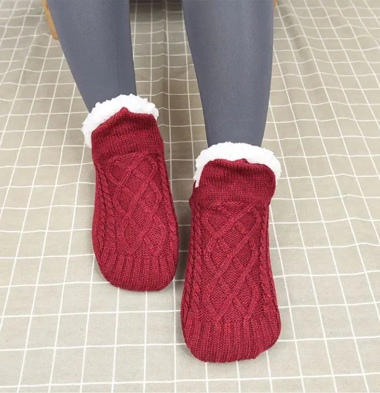 Winter Thickened Cashmere floor Socks