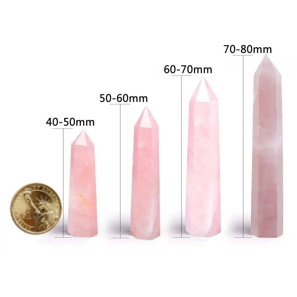 Rose Quartz Crystal Obelisk - K&L Trending Products