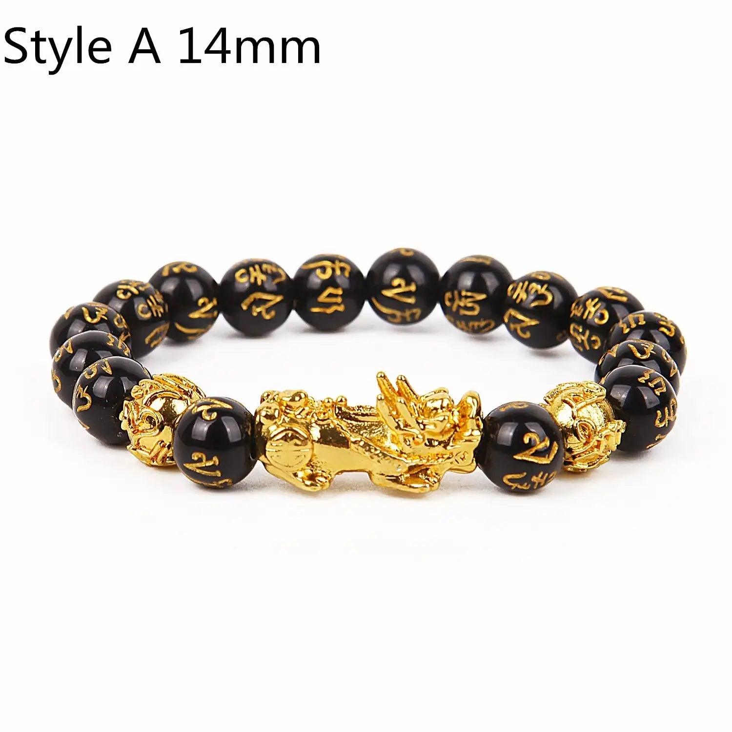 Feng Shui Wealth Bracelet: Black Beads - K&L Trending Products