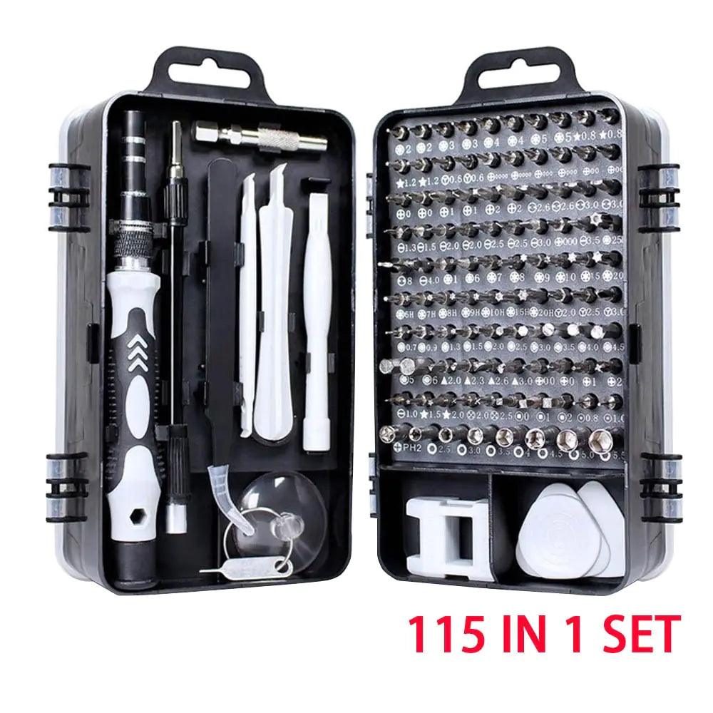 115-in-1 Precision Screwdriver Set for Mobile Phone and Watch Repair - K&L Trending Products