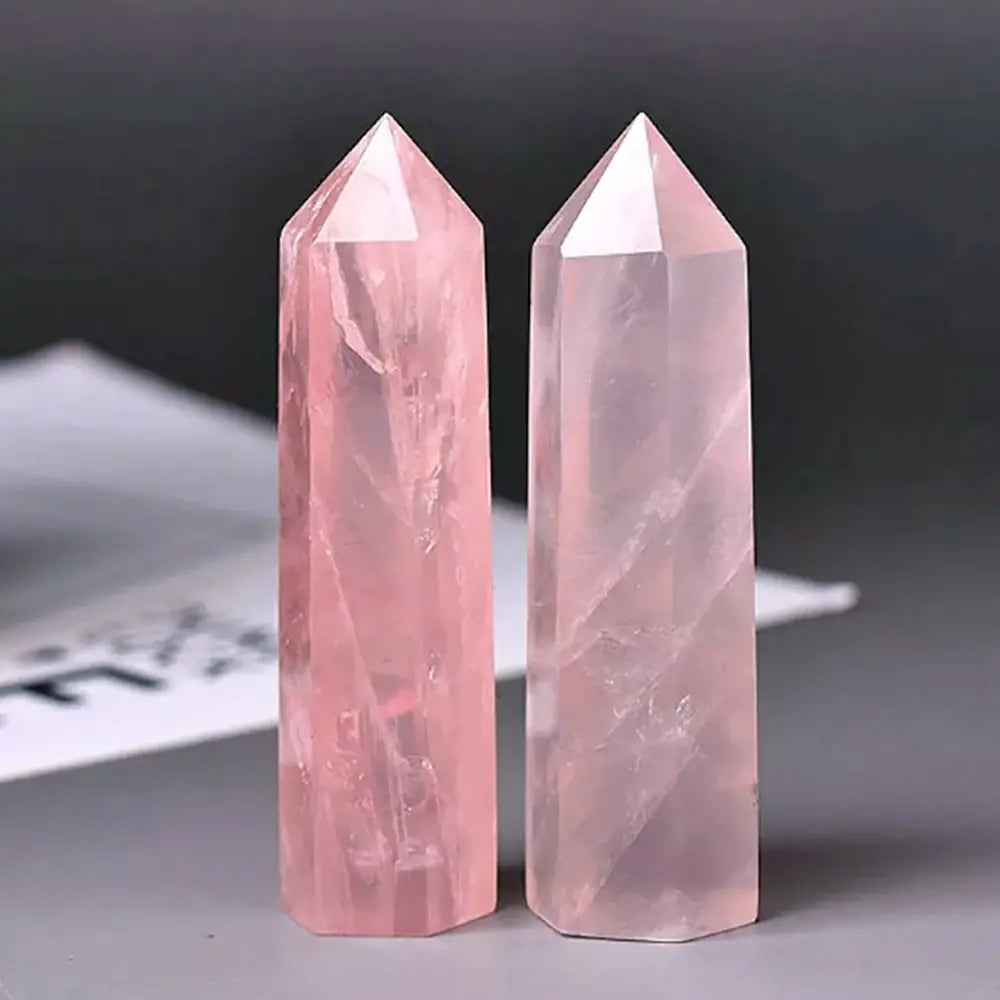 Rose Quartz Crystal Obelisk - K&L Trending Products