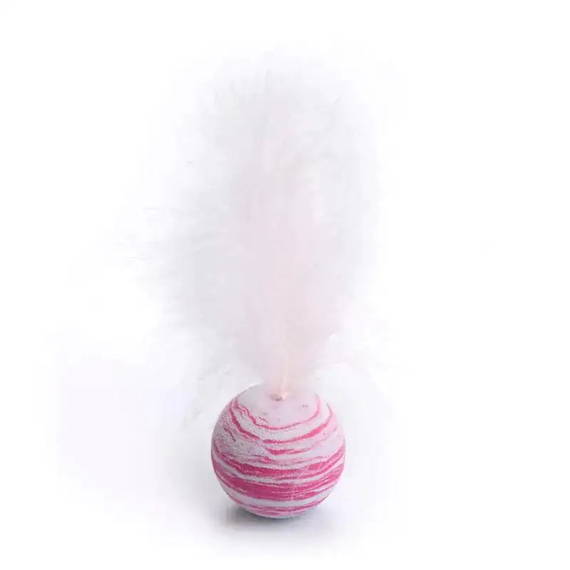 Cat Toy Feather Ball - K&L Trending Products