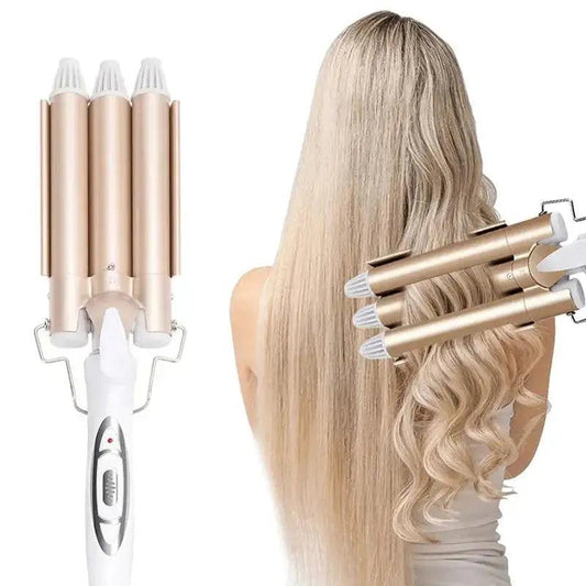 Electric Triple Barrel Curling Iron - K&L Trending Products
