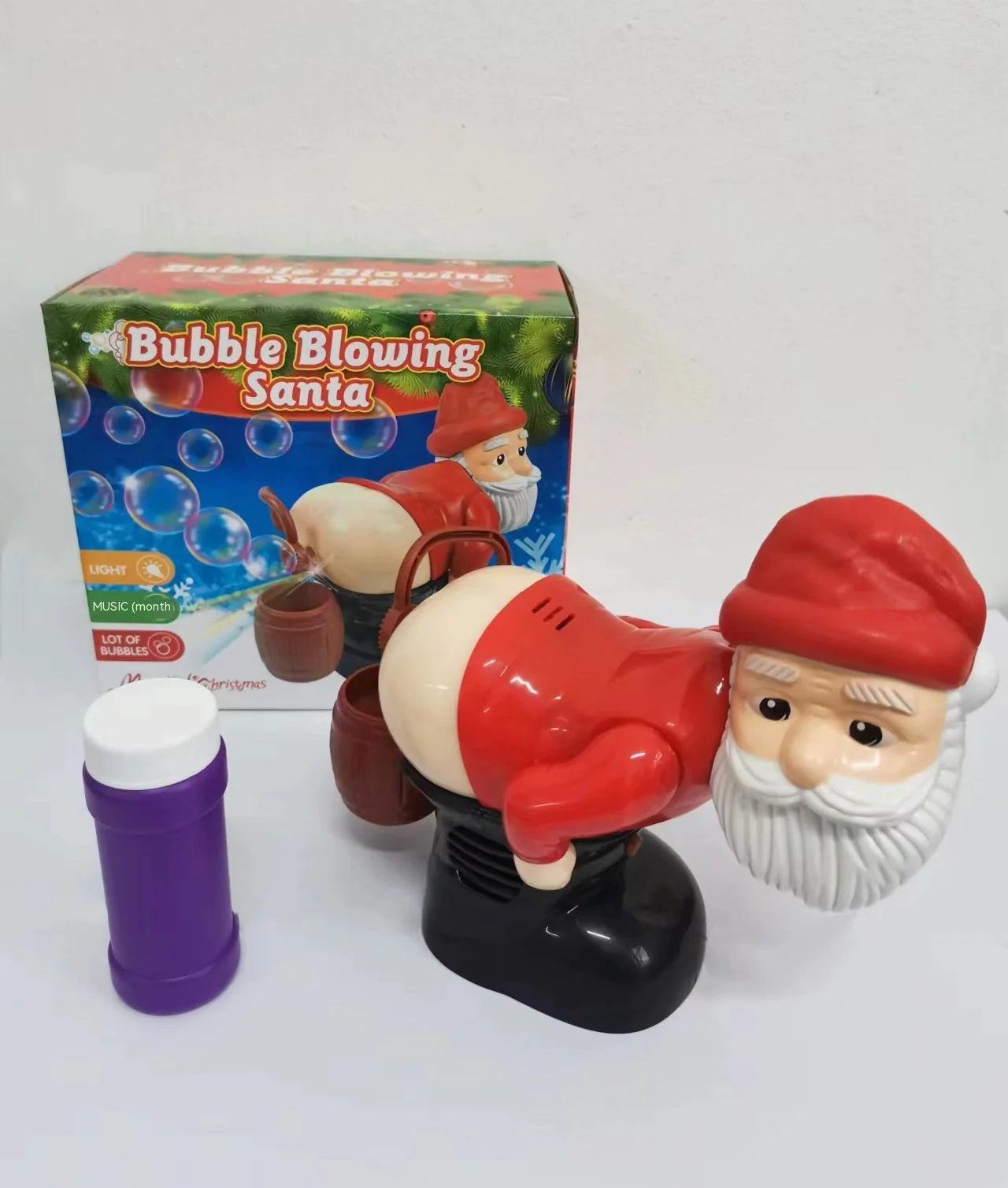 Musical Santa Bubble Machine