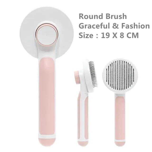 Pumpkin Pet Brush, Self Cleaning Slicker Brush - K&L Trending Products