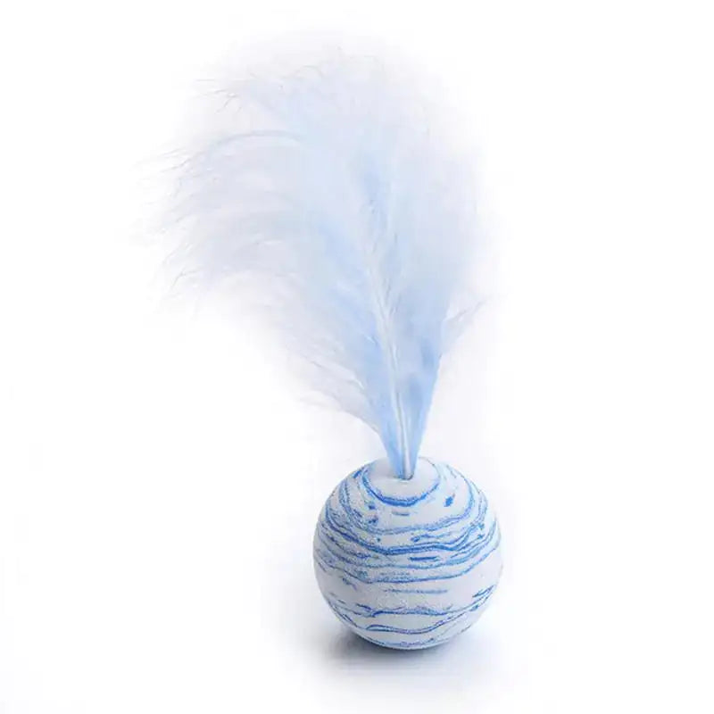 Cat Toy Feather Ball - K&L Trending Products