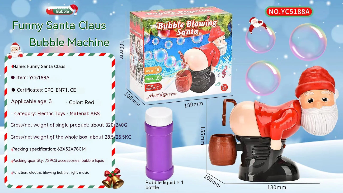 Musical Santa Bubble Machine