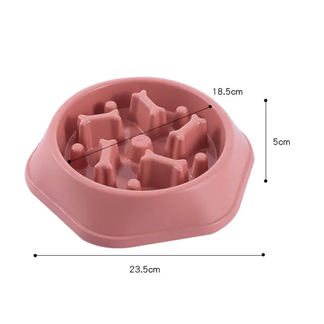 Slow Feeder Bone Design Pet Bowl - K&L Trending Products