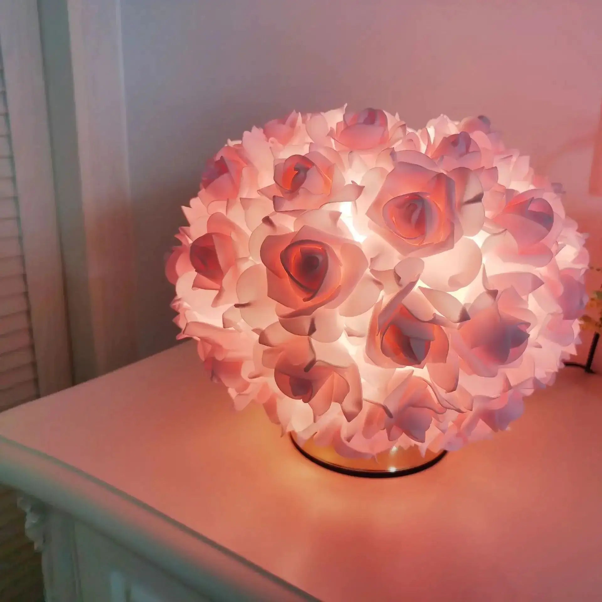 LED Table Lamp Rose Flower Bonsai Tree Night Lights Garland - K&L Trending Products