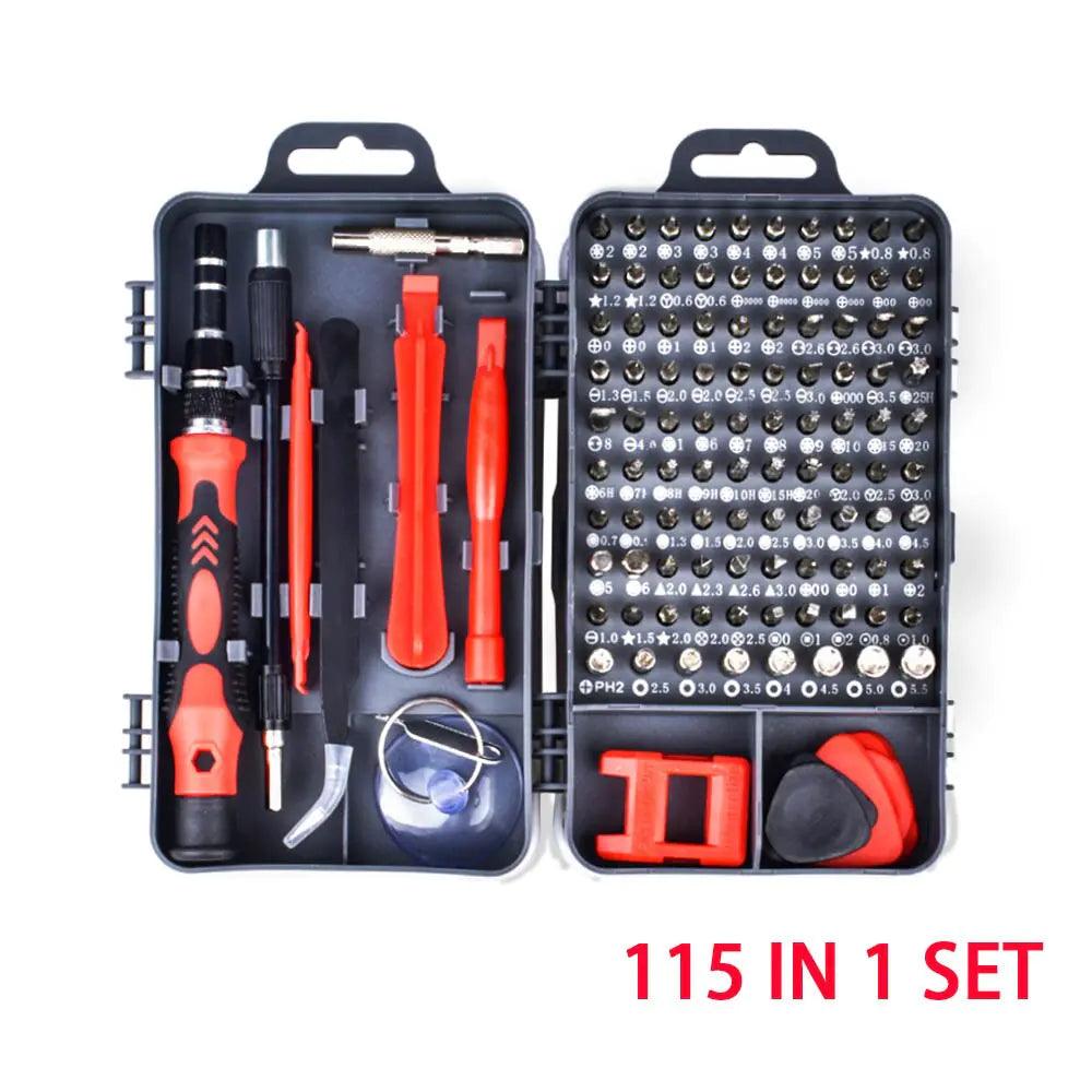 115-in-1 Precision Screwdriver Set for Mobile Phone and Watch Repair - K&L Trending Products