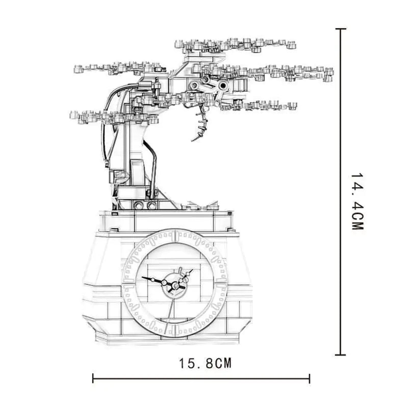 Bonsai Clock Building Blocks - K&L Trending Products