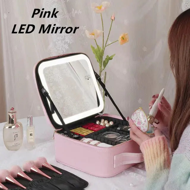 LED Light Cosmetic Bag - K&L Trending Products