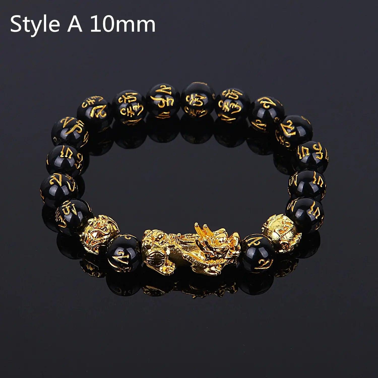 Feng Shui Wealth Bracelet: Black Beads - K&L Trending Products