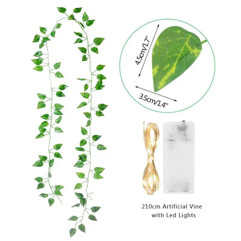 Green Leaf String Lights - K&L Trending Products