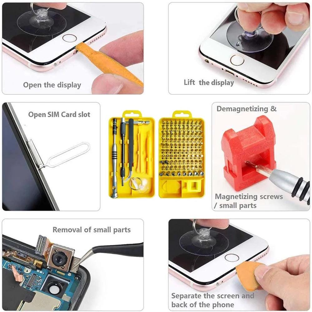 115-in-1 Precision Screwdriver Set for Mobile Phone and Watch Repair - K&L Trending Products