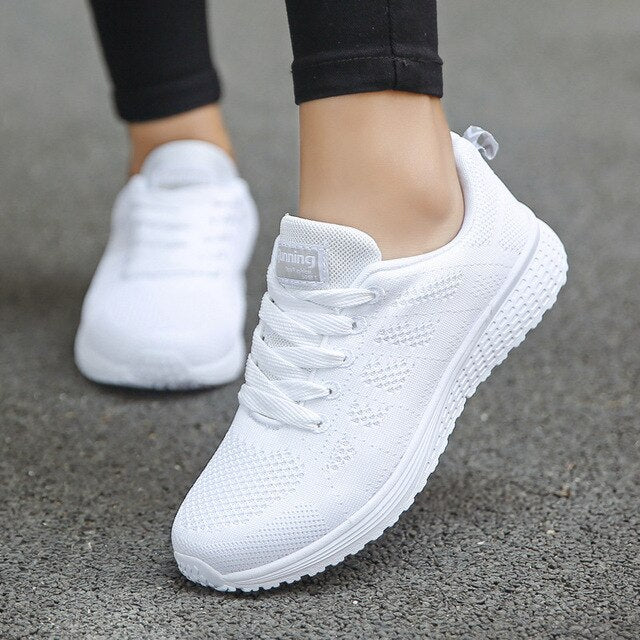 Womens Flats Sneakers Mesh Breathable - K&L Trending Products