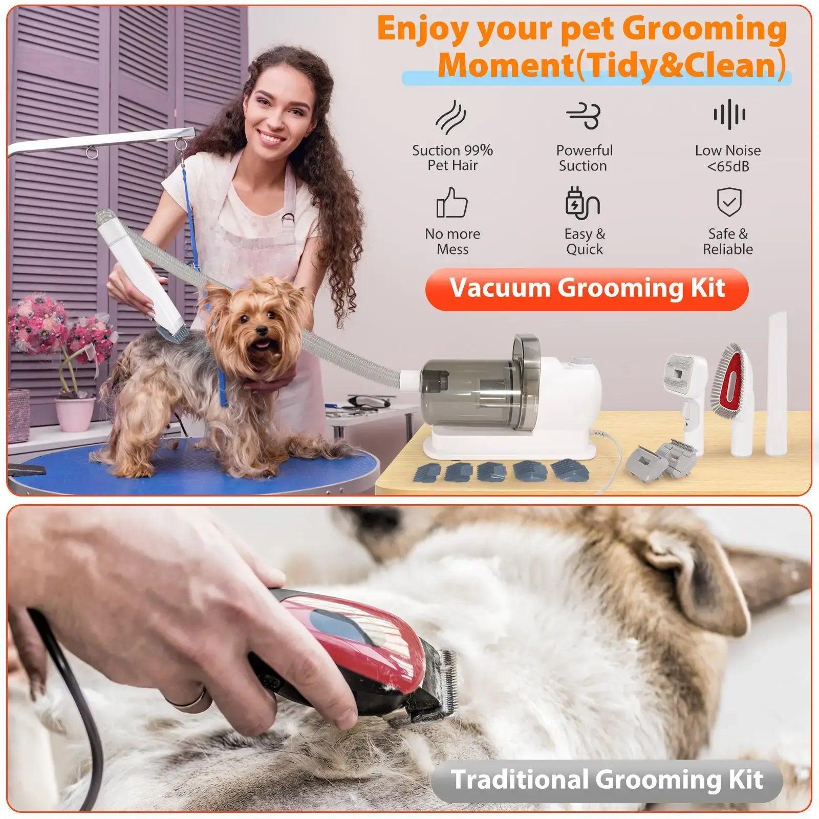 Dog Vacuum Grooming Kit - K&L Trending Products