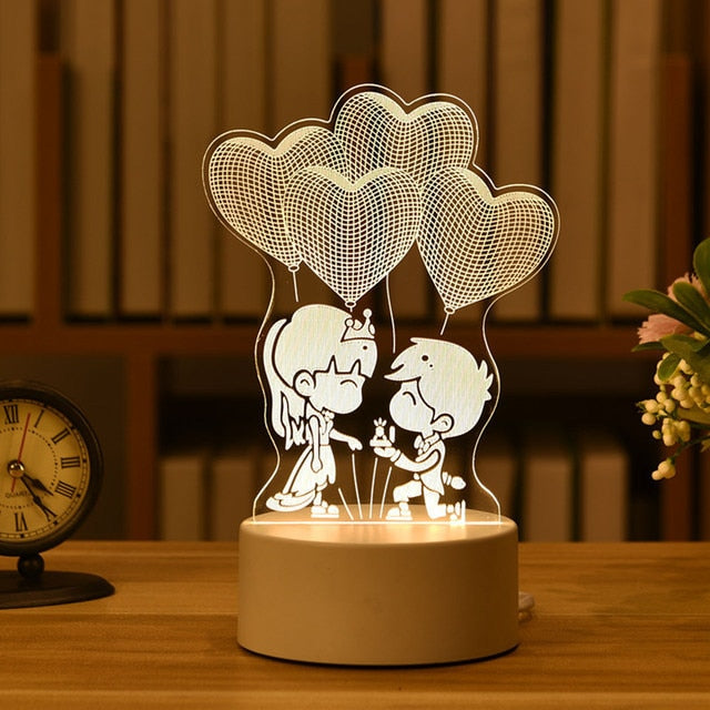 Acrylic Led Night Light - K&L Trending Products