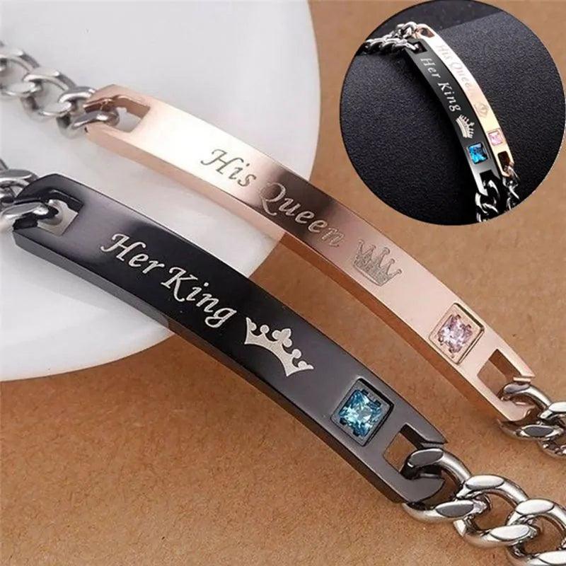 Her King His Queen Bracelet Set - K&L Trending Products