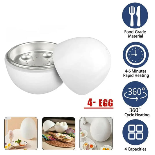 Microwave Egg Steamer Boiler Cooker - K&L Trending Products